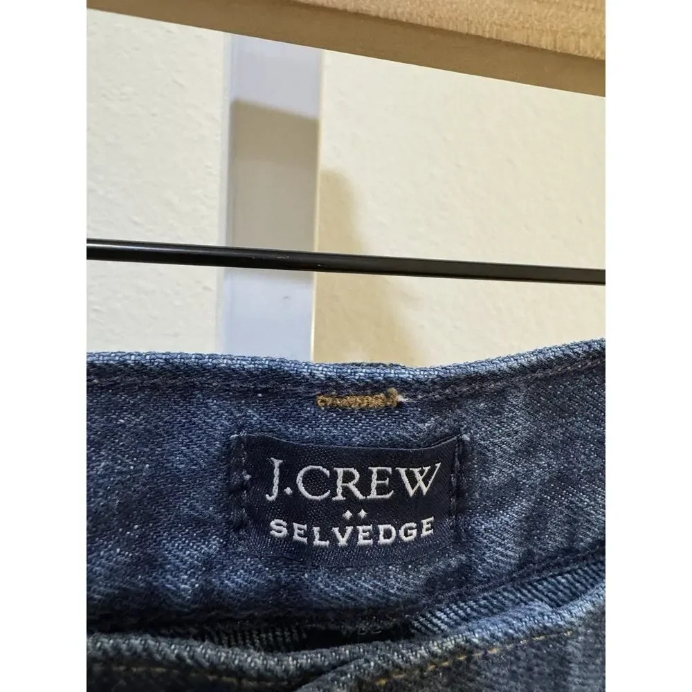 J. Crew Selvedge Jeans Mens 32x31 Blue Slim Fit